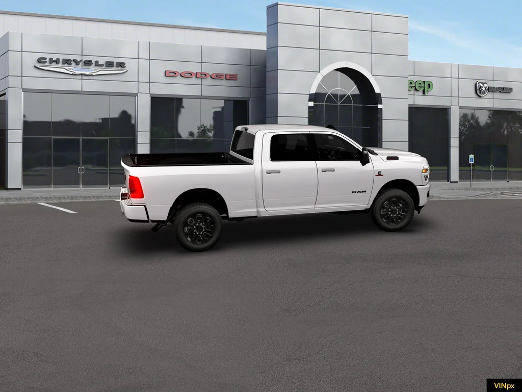 New 2026 Bright White Clear-Coat Exterior Paint RAM Big Horn Night Edition image 11