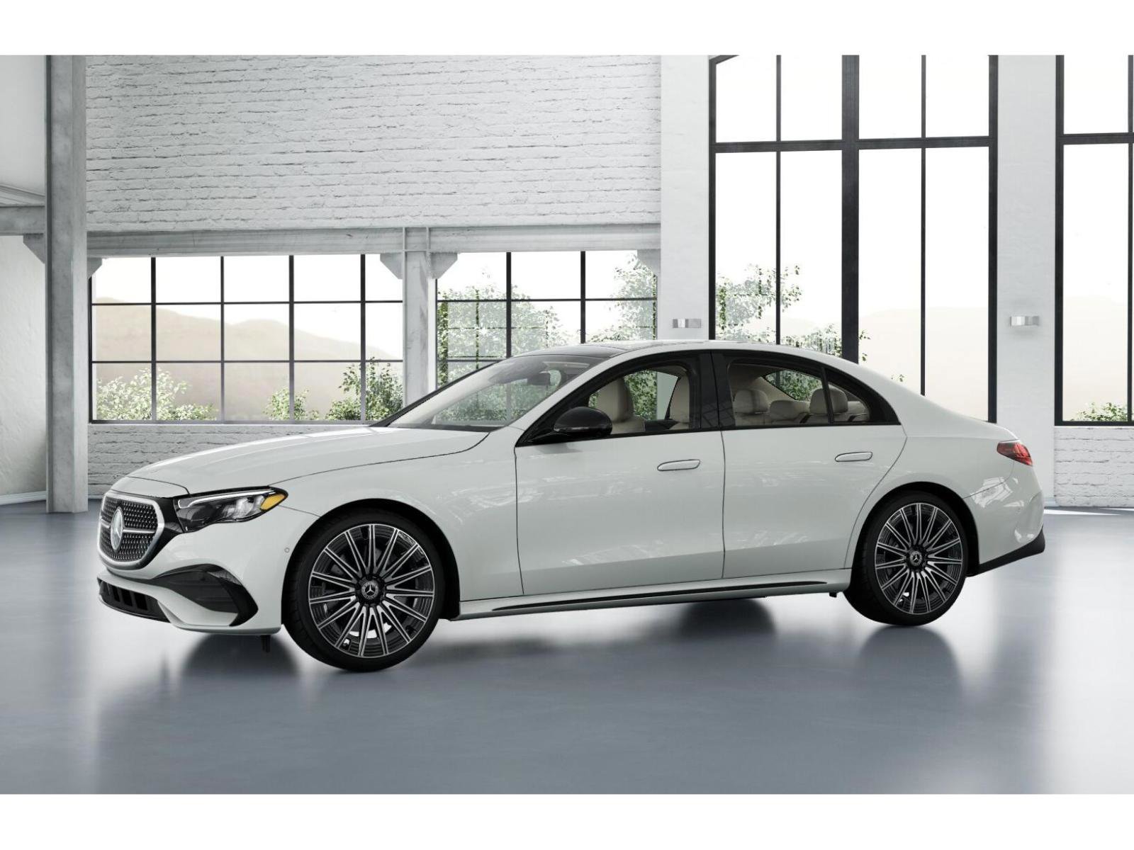New 2026 MANUFAKTUR Moonlight White Metallic Mercedes-Benz E 450 image 37