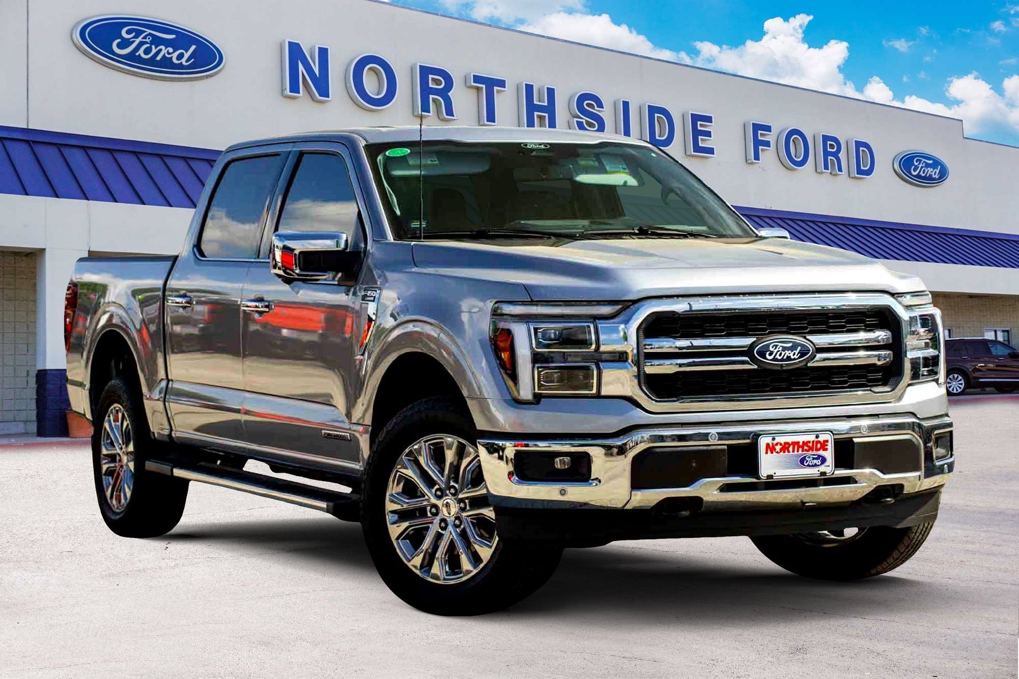 New 2025 Iconic Silver Metallic Ford LARIAT image 1