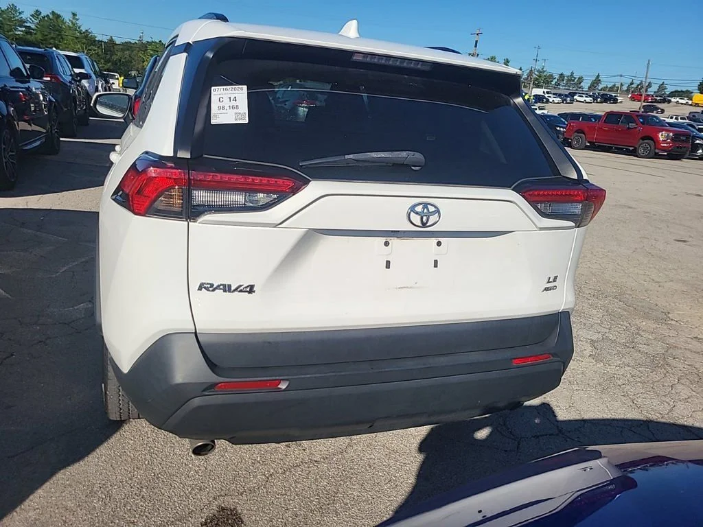 Used 2021 White Toyota LE image 2