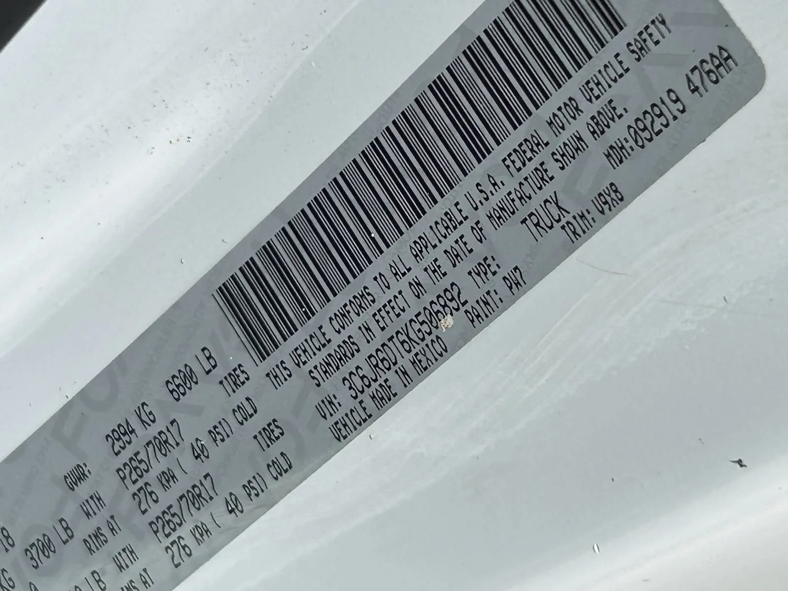 Used 2019 Bright White Clearcoat Ram Tradesman image 34