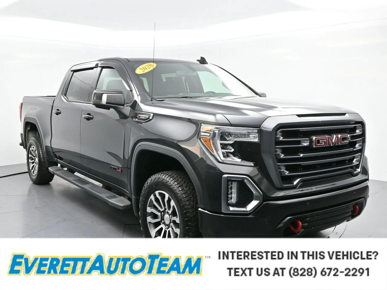 Used 2020 CARBON BLACK METALLIC GMC AT4 image 1