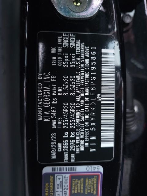 Used 2023 Black Kia X-Line SX Prestige image 31