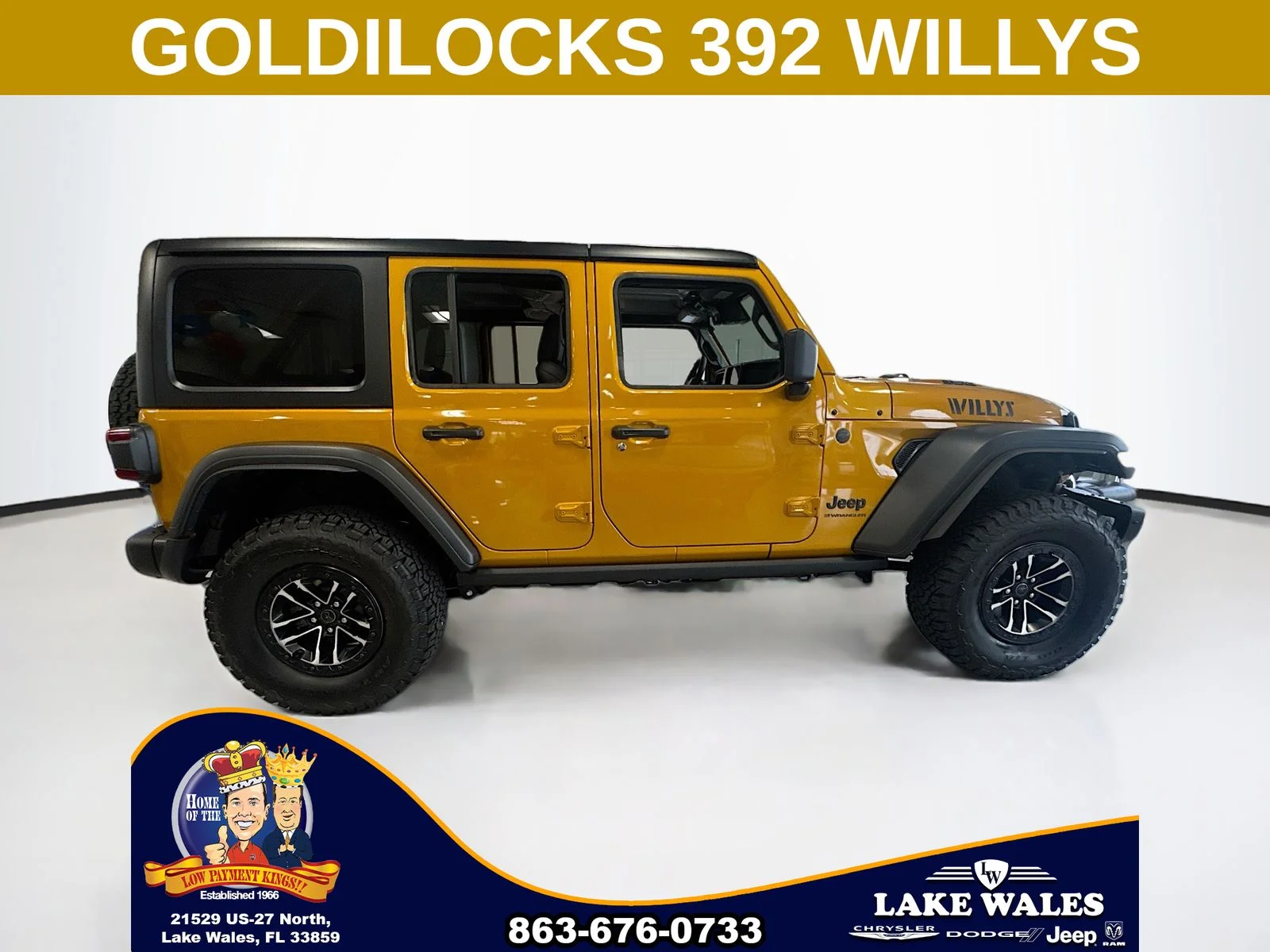 New 2026 Goldilocks Exterior Paint Jeep Willys image 7