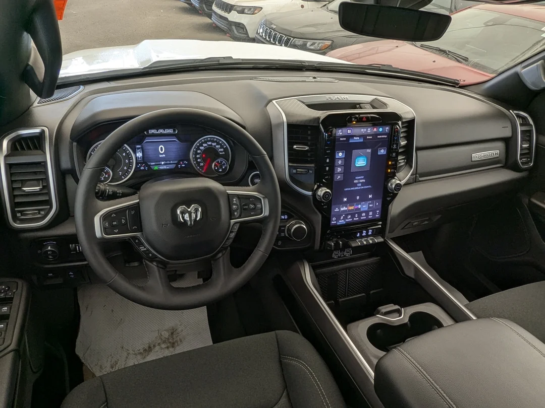 Used 2025 White RAM Big Horn Night Crew - - 4x4 - Night Edition - Big Horn Level II - Tonneau Cover & More! image 25