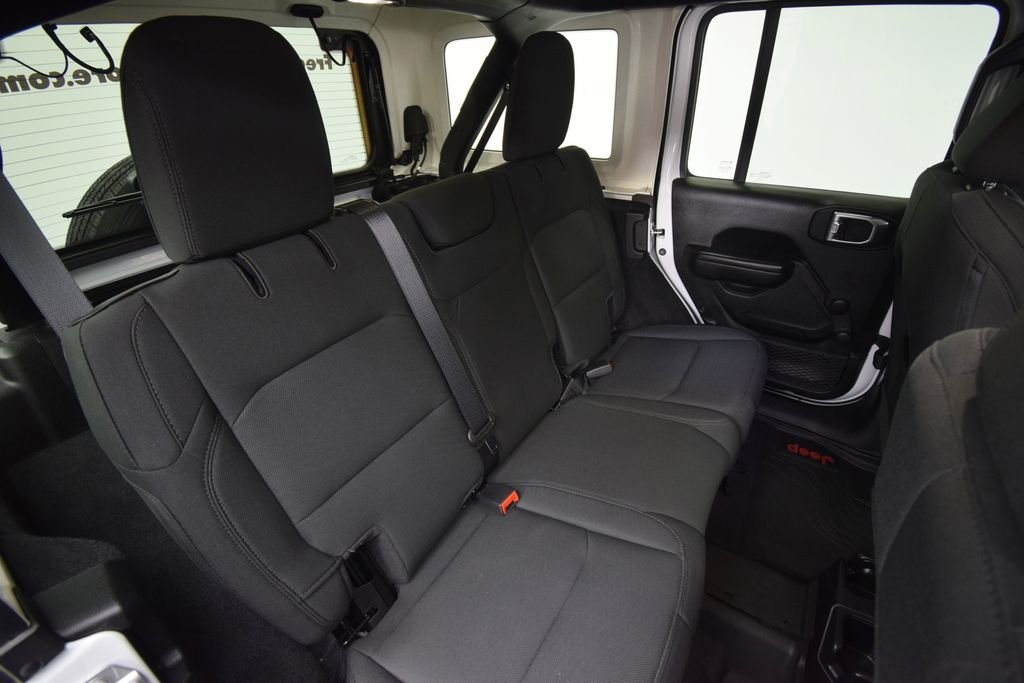 Used 2021 Bright White Clearcoat Jeep Unlimited Sport image 20