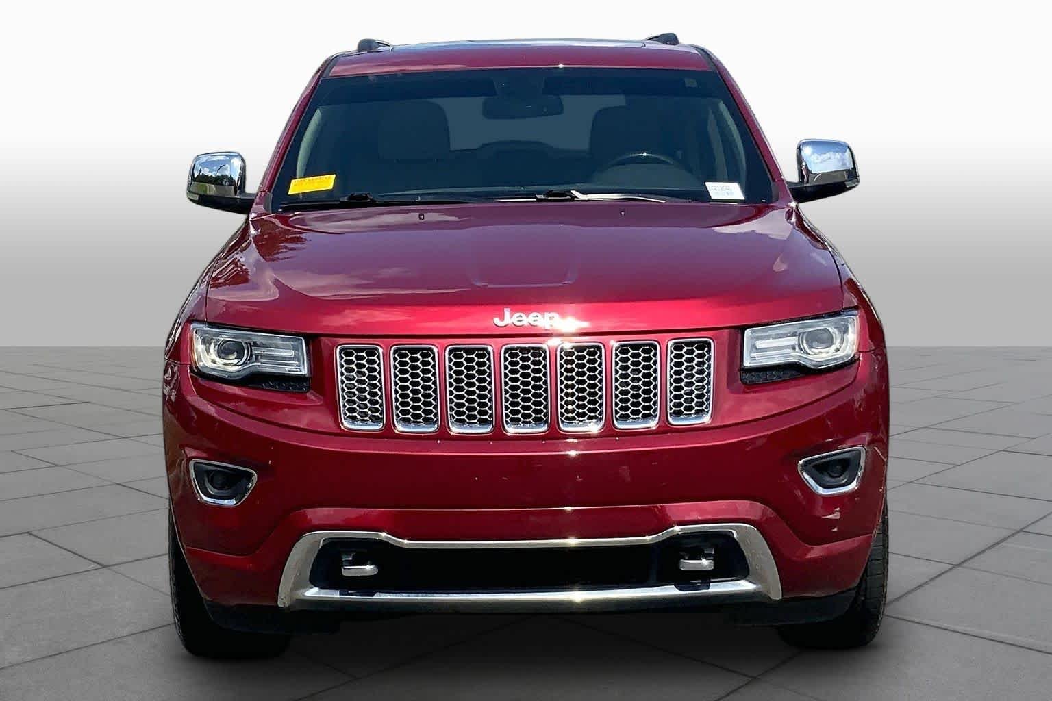 Used 2014 Deep Cherry Red Crystal Pearlcoat Jeep Overland image 3