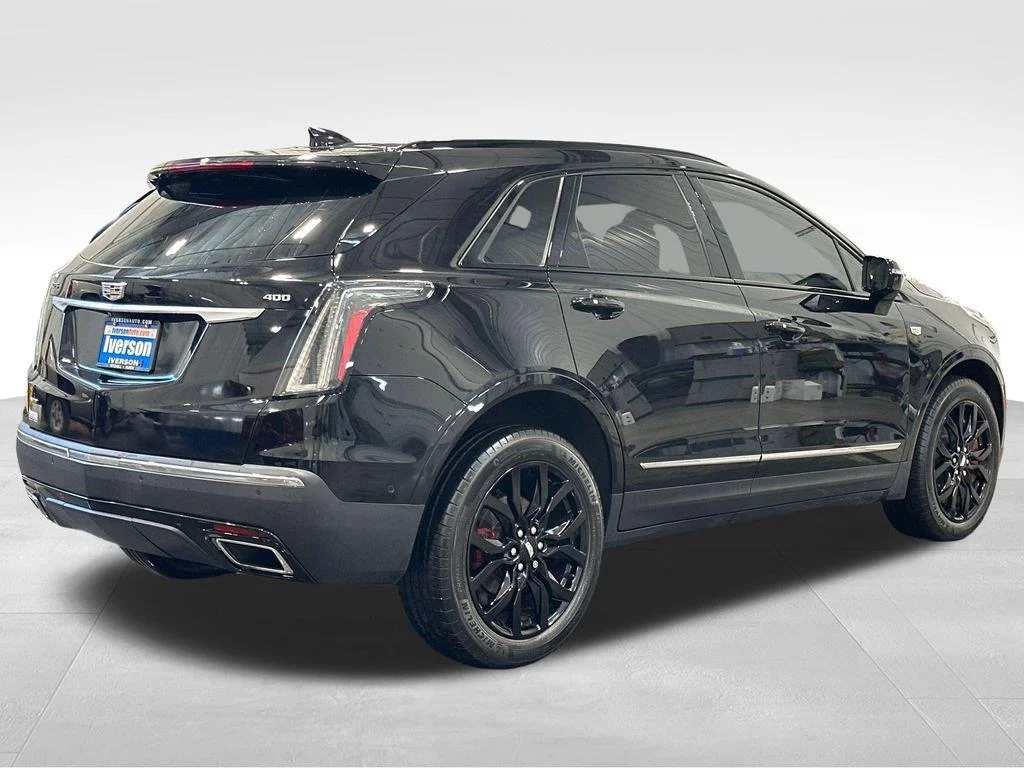 Used 2023 Stellar Black Metallic Cadillac AWD Sport image 7