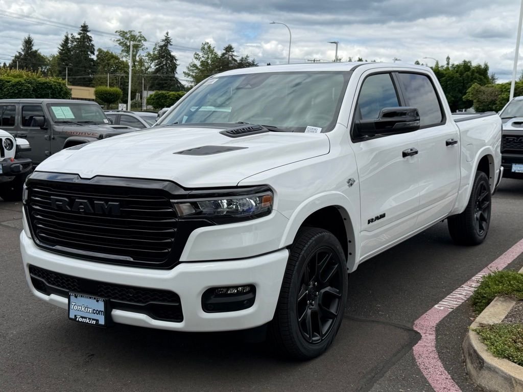 New 2026 Bright White Clear-Coat Exterior Paint RAM Laramie image 4