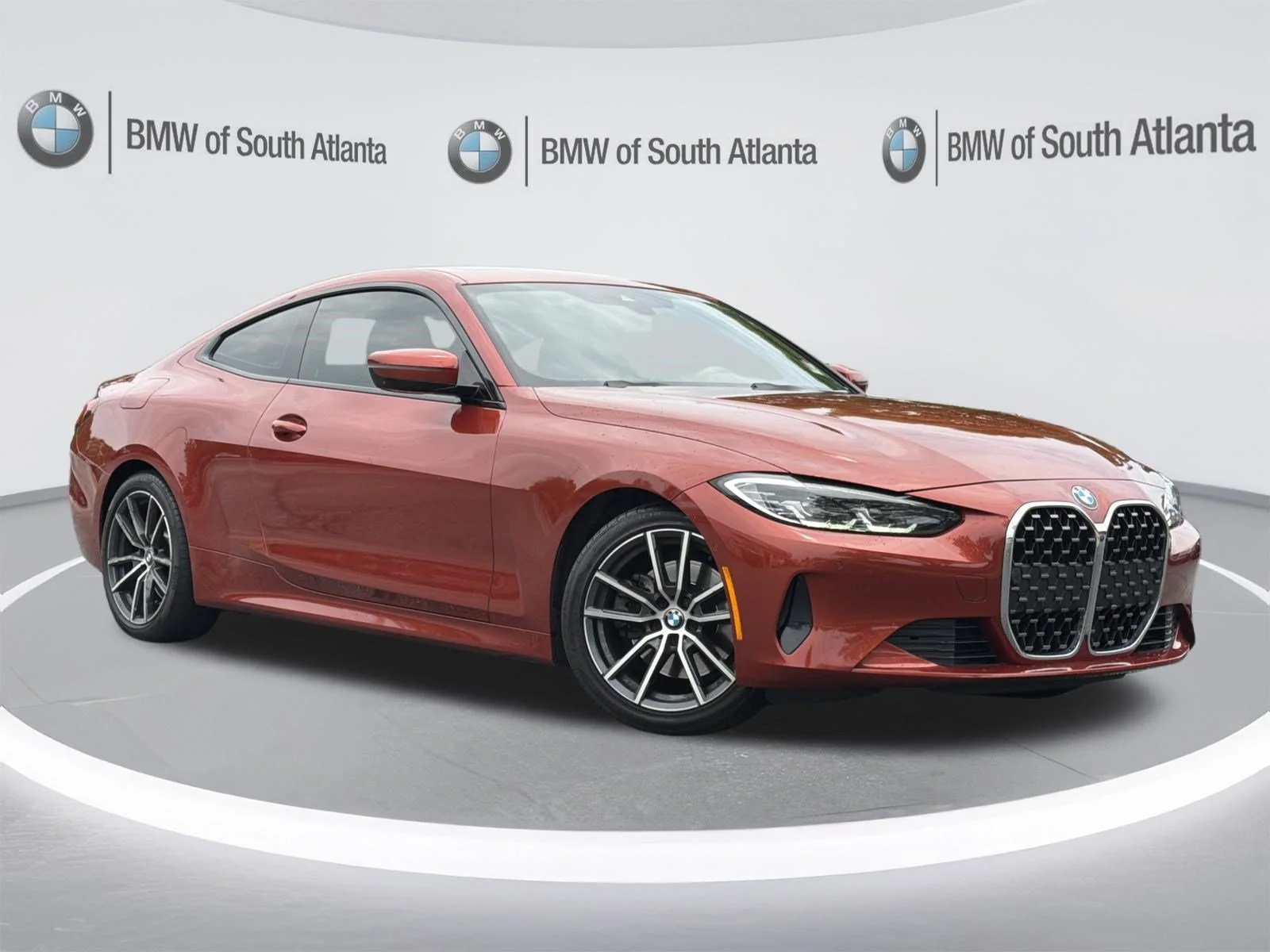 Used 2021 Sunset Orange Metallic BMW 430i image 2