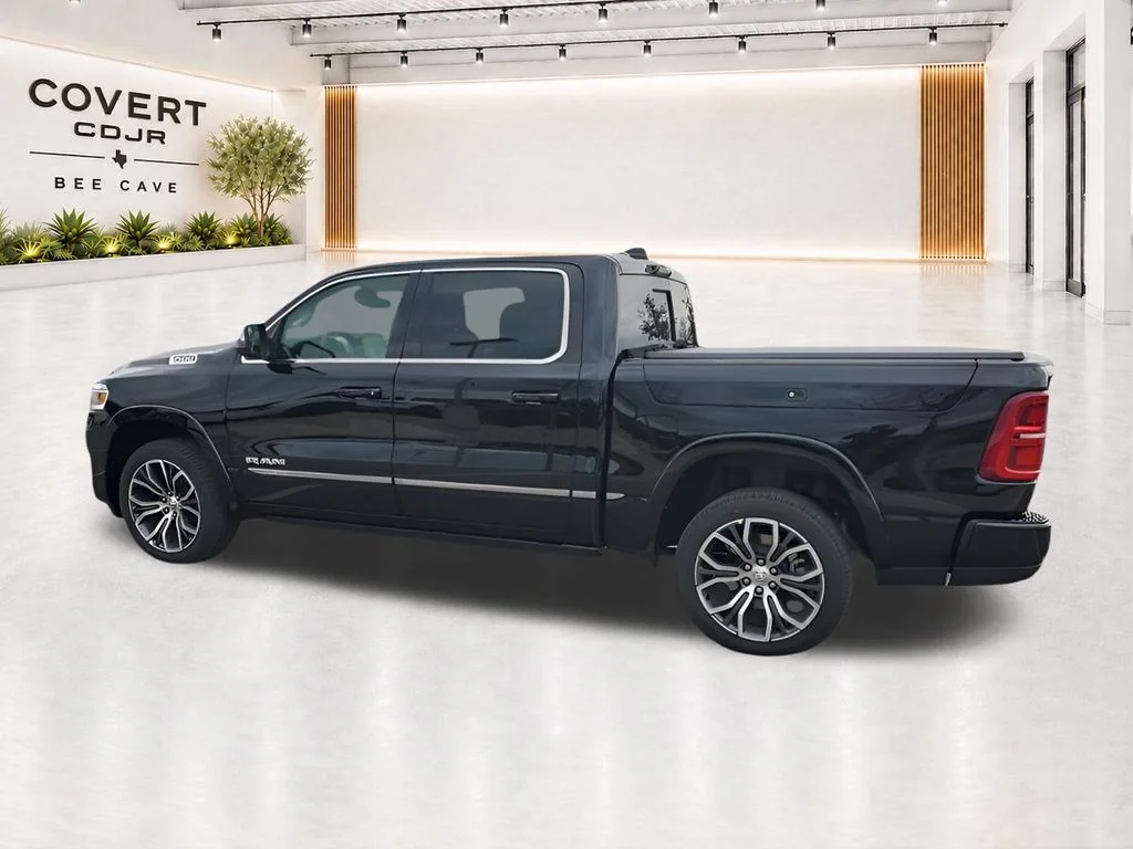 New 2026 Diamond Black Crystal Pearl-Coat Exterior Paint RAM Tungsten image 9