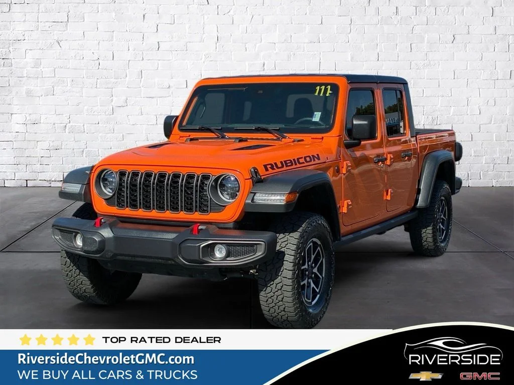 Used 2025 Orange Jeep Rubicon image 1