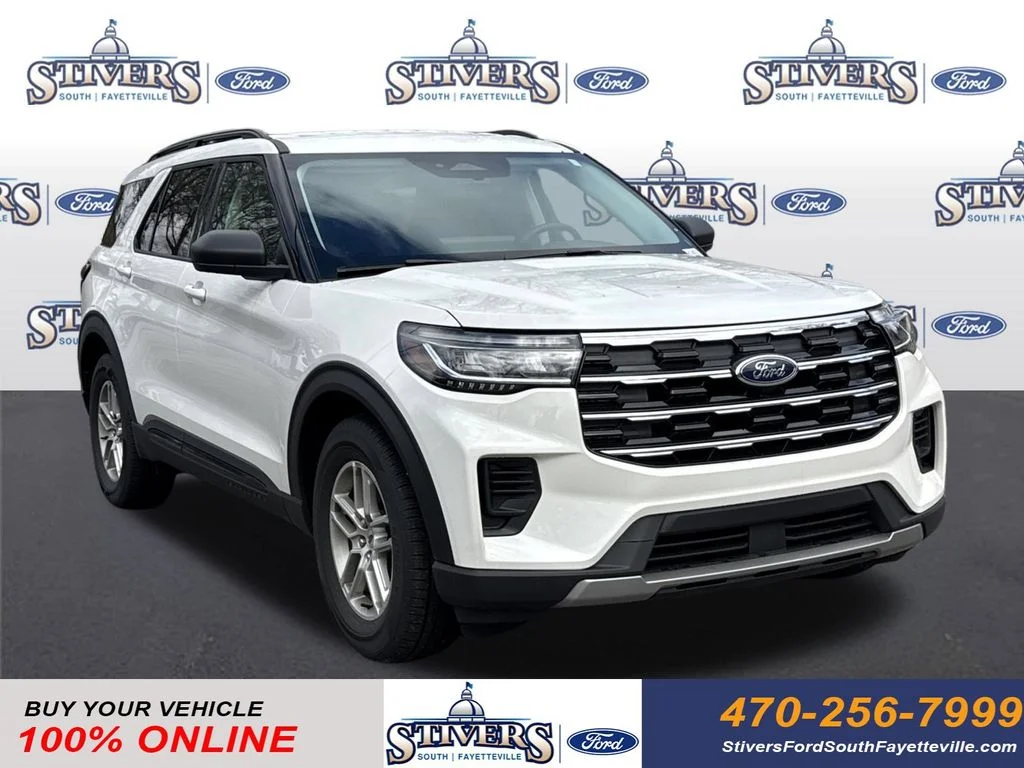 New 2026 Star White Metallic Tri-Coat Ford Active image 1