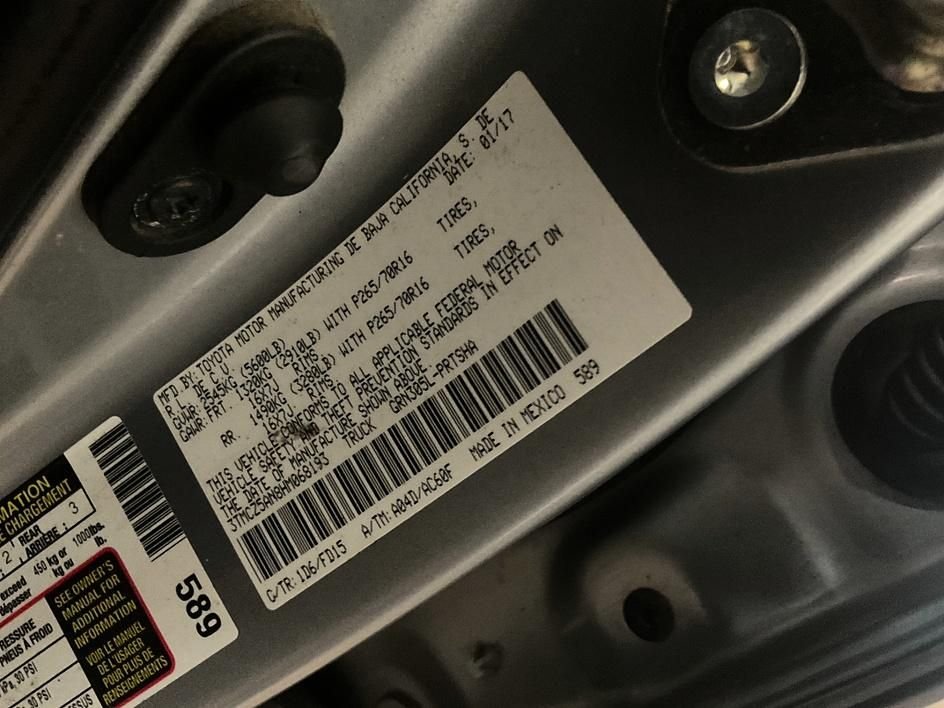 Used 2017 Silver Toyota TRD Off-Road image 29