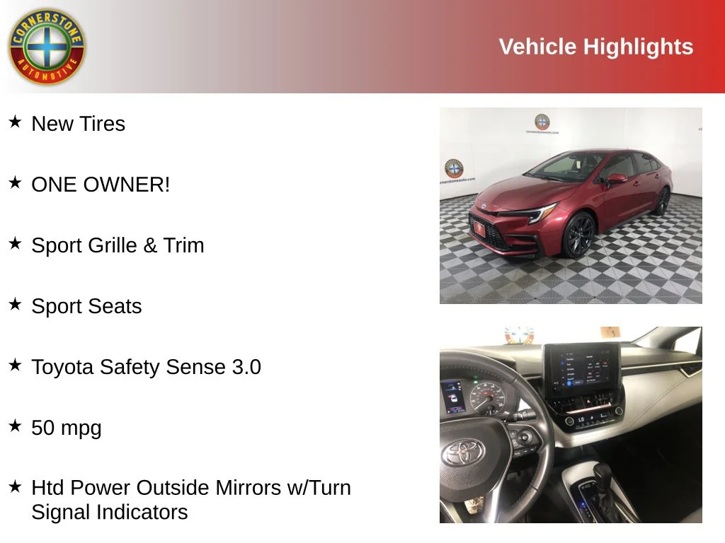 Used 2024 Toyota Corolla SE with VIN JTDBCMFE6RJ029469 for sale in Elk River, Minnesota