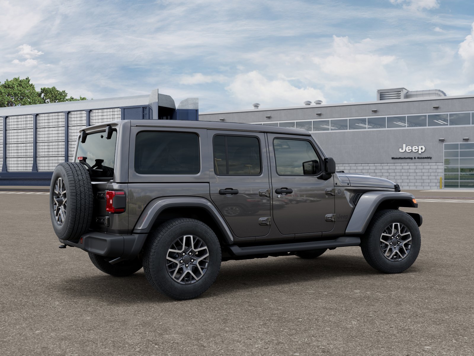 New 2027 Granite Crystal Metallic Clear-Coat Paint Jeep Sahara image 2