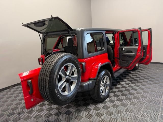 Certified Used 2020 Firecracker Red Clearcoat Jeep Unlimited Sahara image 29