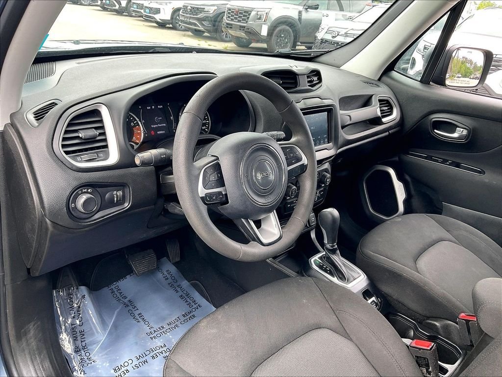 Used 2021 Slate Blue Pearlcoat Jeep Sport image 8