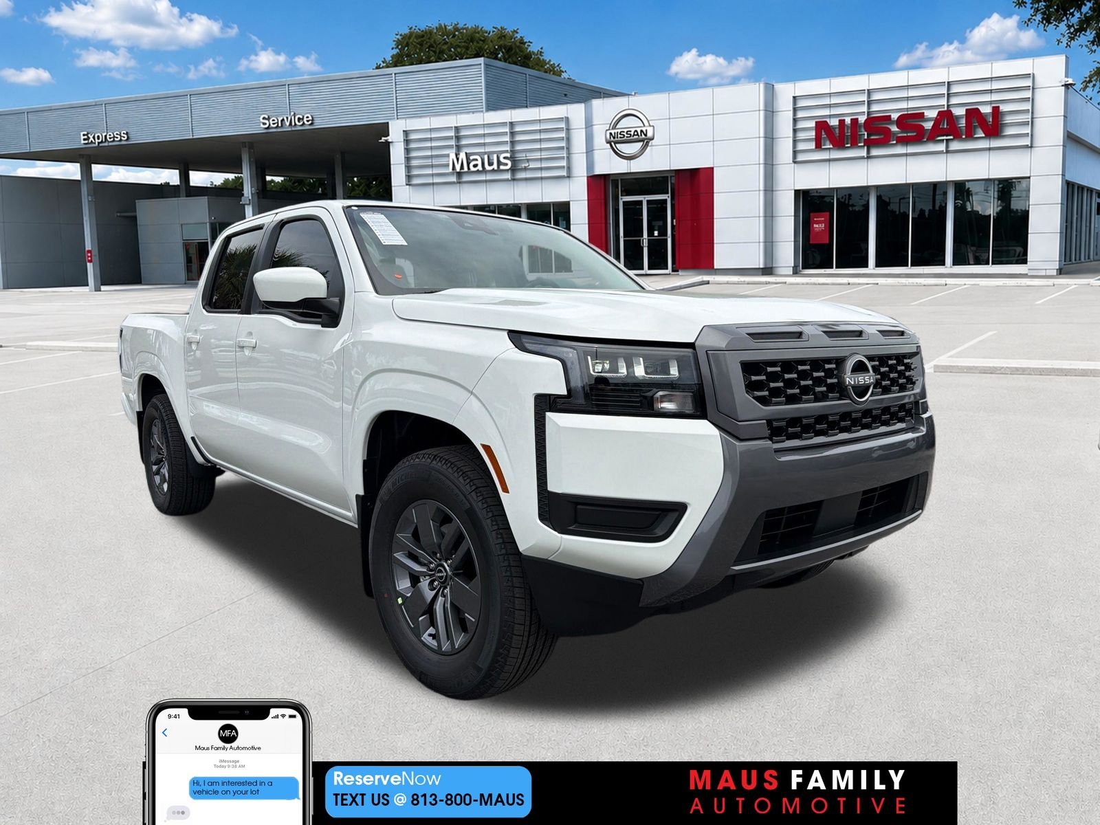 New 2026 White Nissan SV image 1