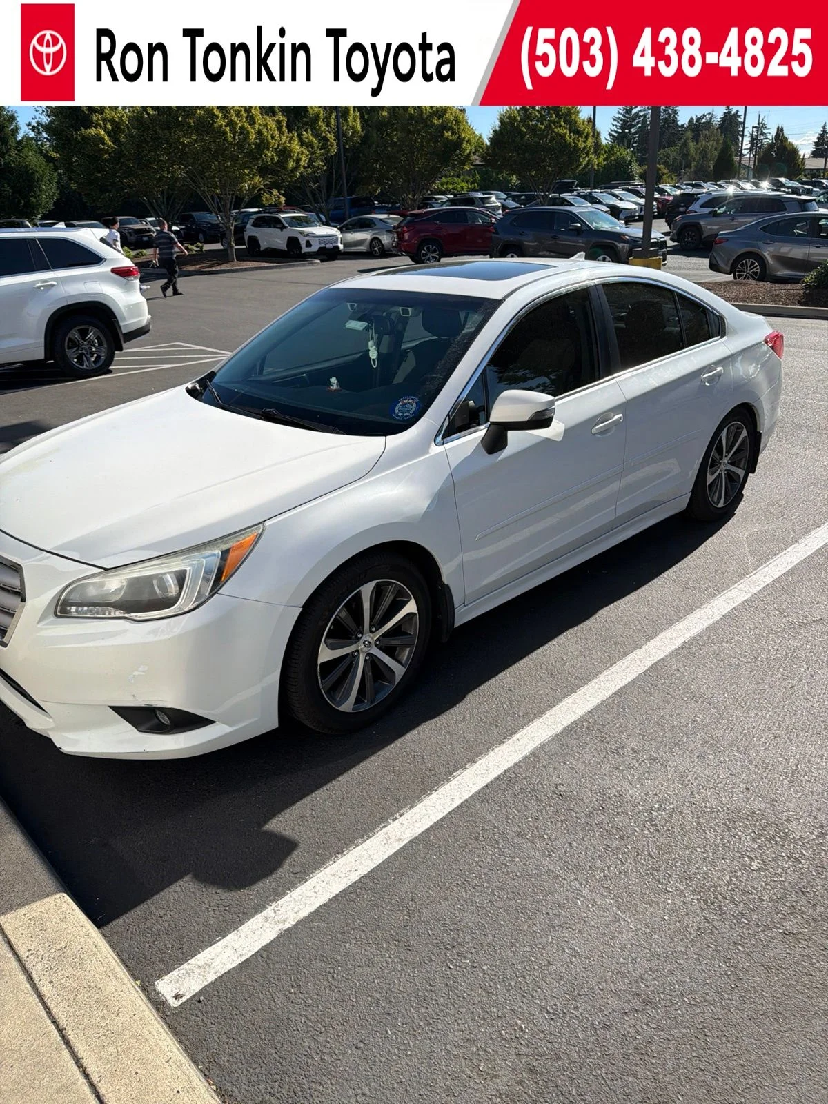 Used 2016 Crystal White Pearl Subaru 2.5i image 1