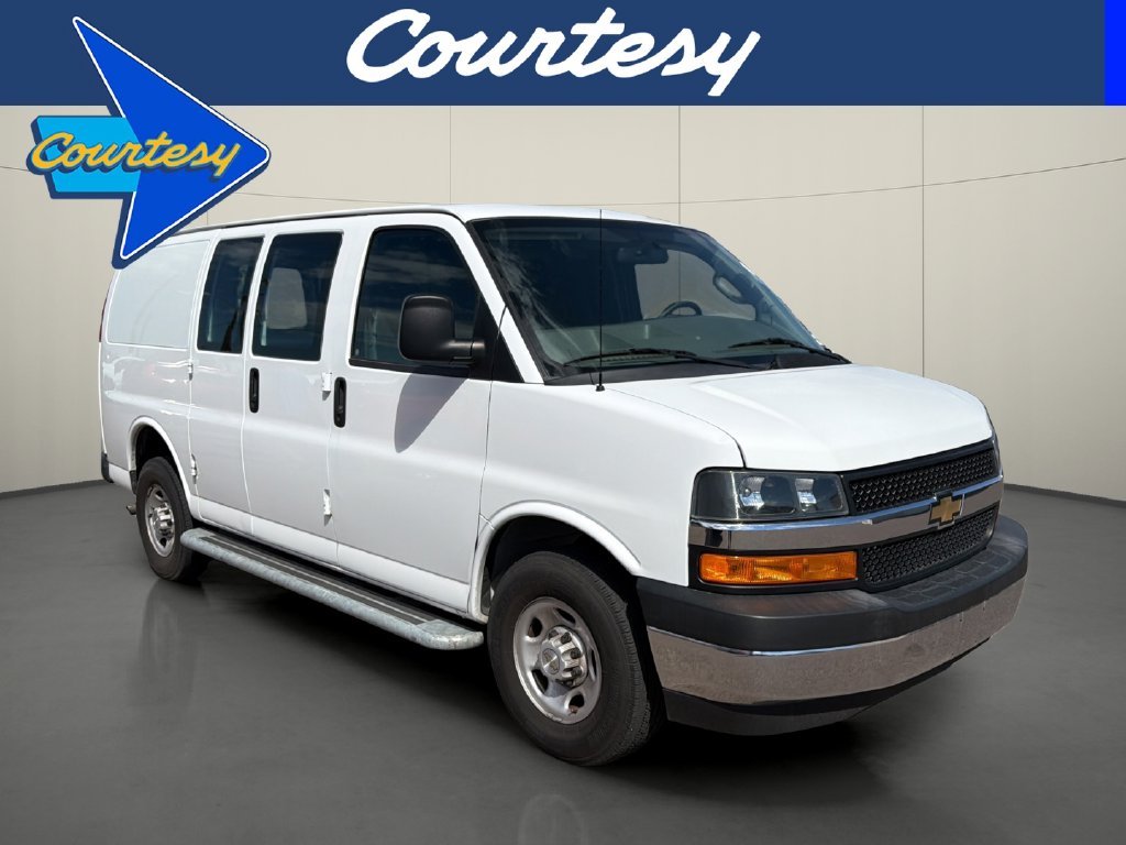 Used 2023 White Chevrolet Work Van image 1