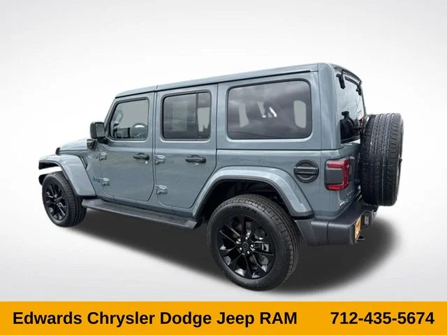Certified Used 2025 Gray Jeep Sahara 4xe image 4