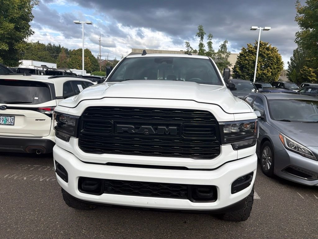 Used 2022 Bright White Clearcoat Ram Limited image 2