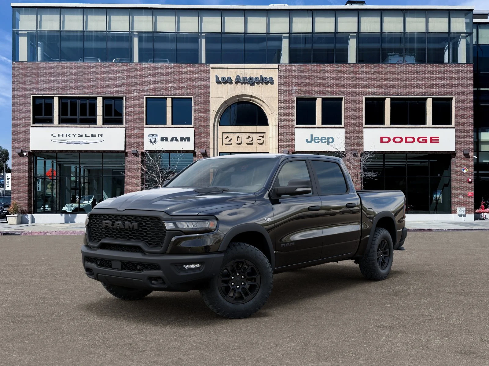 New 2026 Diamond Black Crystal Pearl-Coat Exterior Paint RAM Rebel image 27