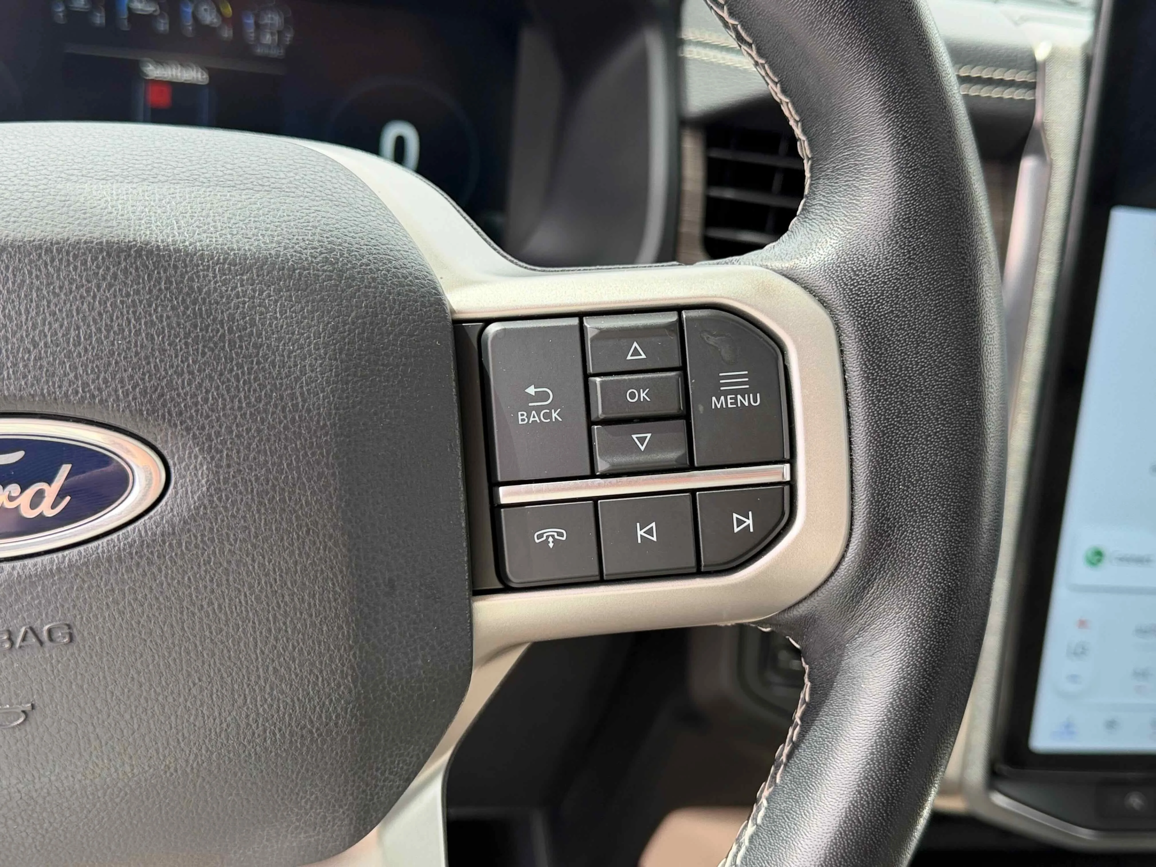 Used 2023 White Metallic Ford Limited image 17