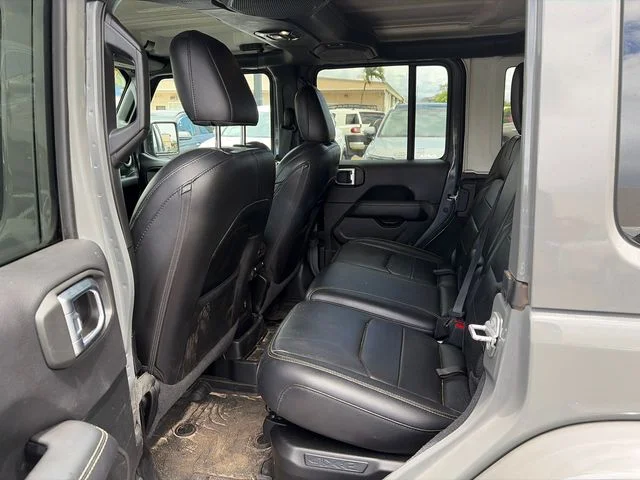 Used 2021 Gray Jeep Unlimited Sahara 4xe image 13
