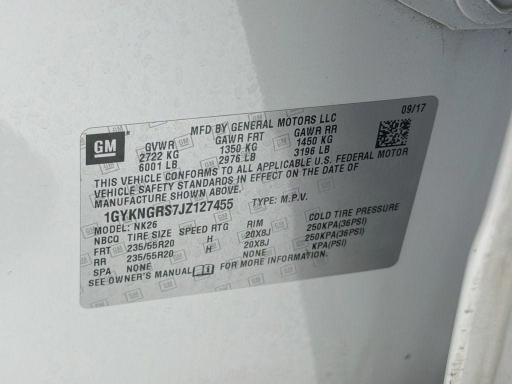 Used 2018 Crystal White Tricoat Cadillac AWD 4dr Platinum image 36