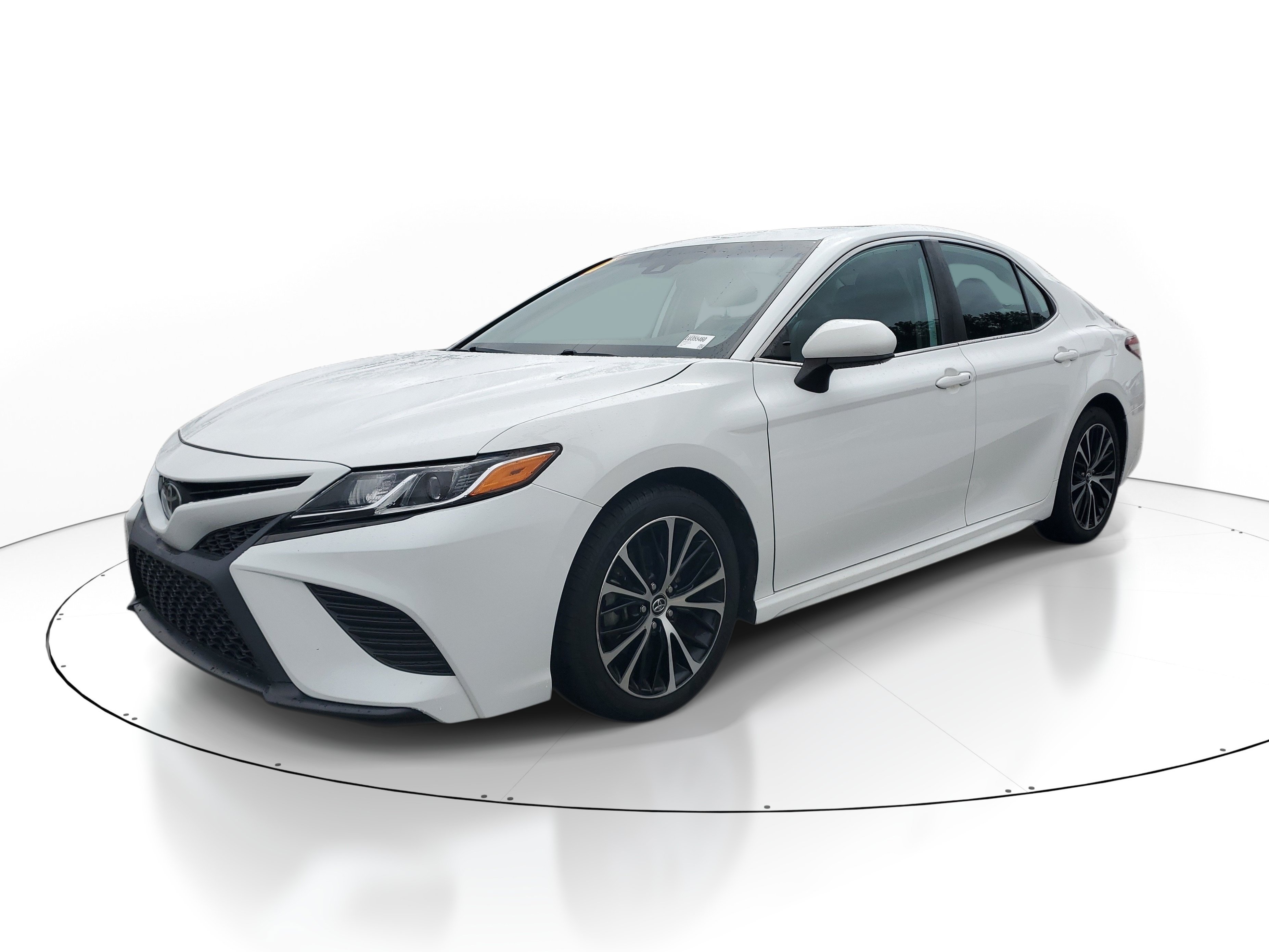 Used 2020 White Toyota SE image 2
