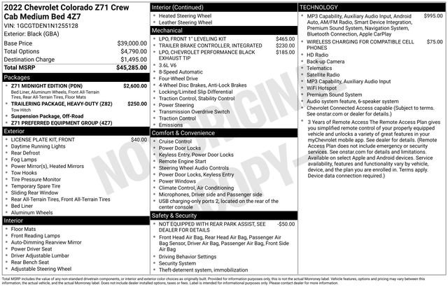Used 2022 Black Chevrolet Z71 image 4