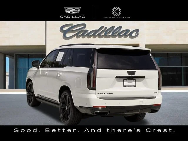 Used 2025 Crystal White Tricoat CADILLAC Sport image 9