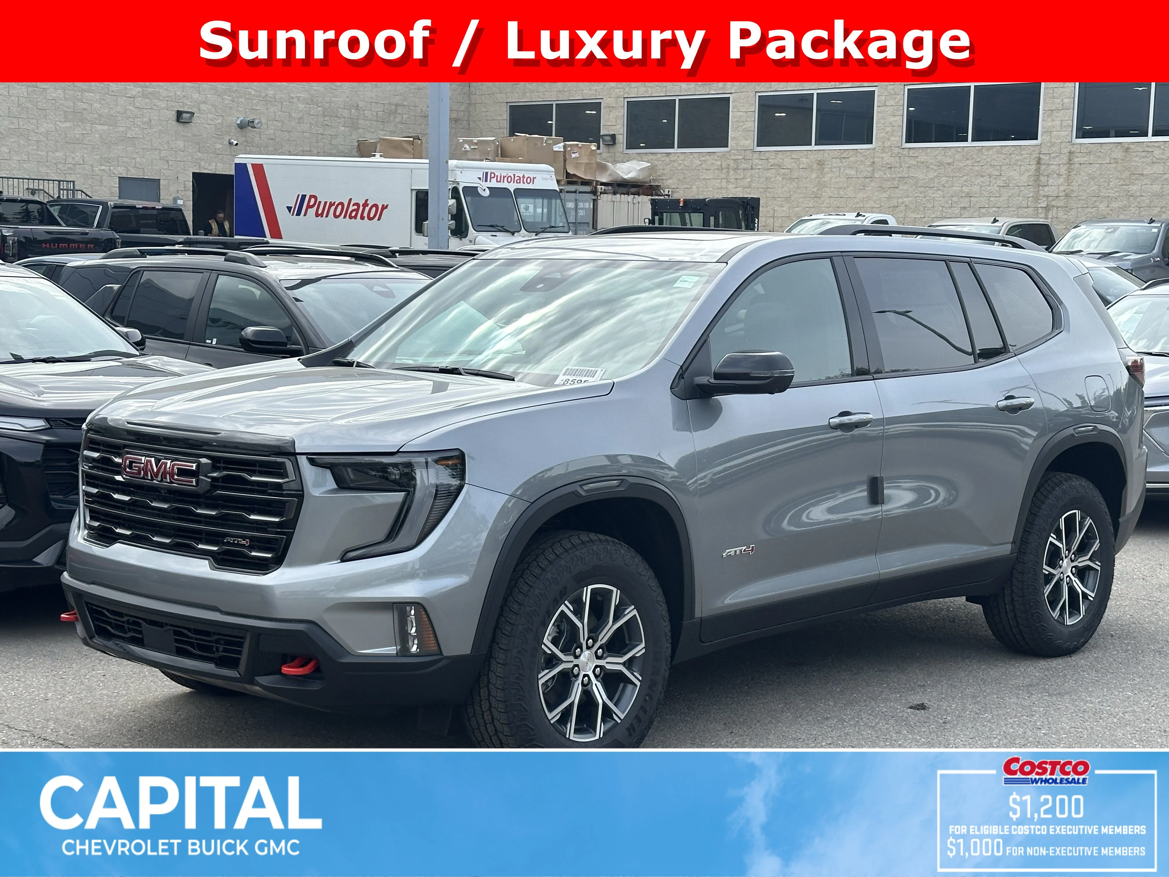 New 2026 Sterling Metallic GMC AT4 image 1