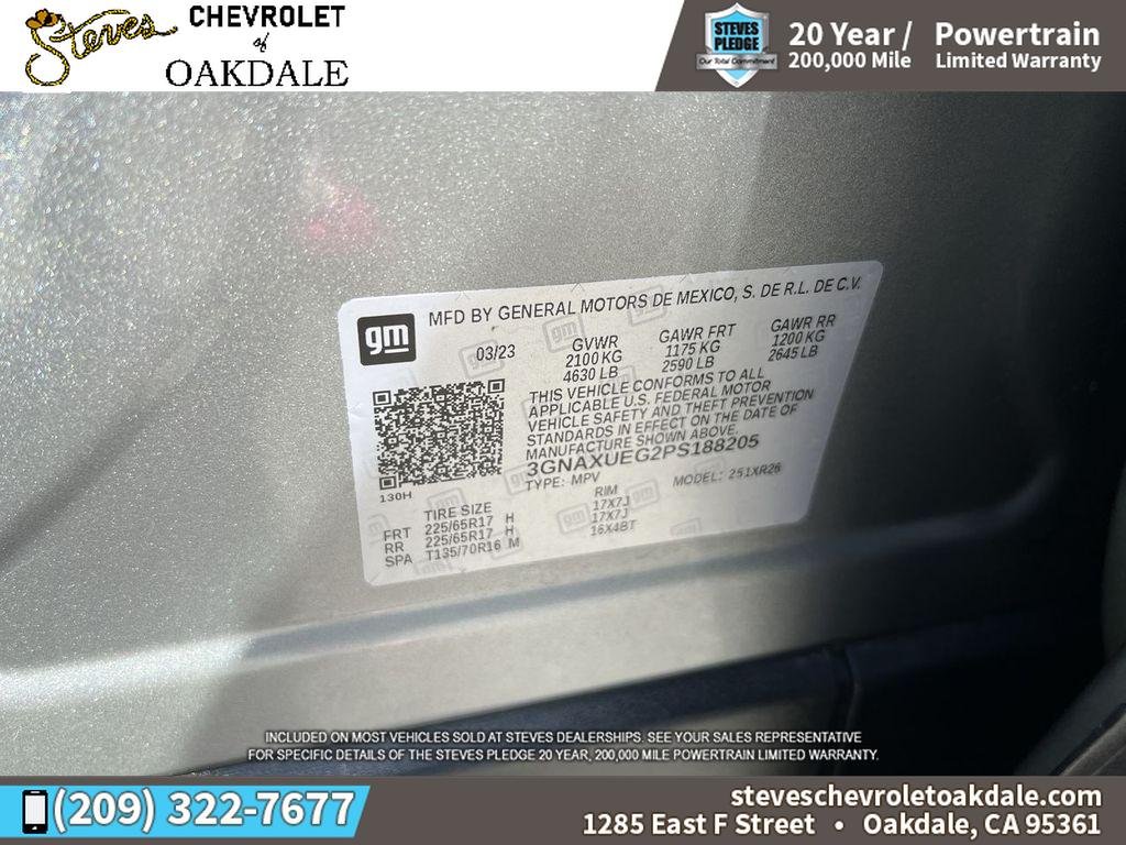 Certified Used 2023 Sterling Gray Metallic Chevrolet LT image 36