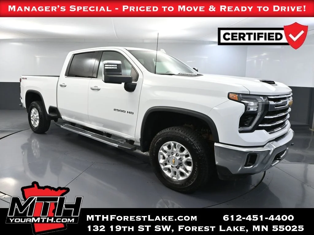 Certified Used 2024 White Chevrolet LTZ image 1
