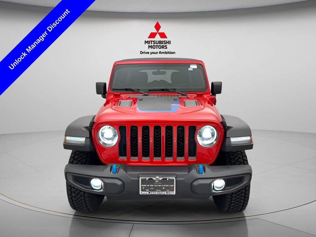 Used 2023 Jeep Wrangler 4xe Rubicon 4XE with VIN 1C4JJXR68PW642779 for sale in Des Plaines, IL