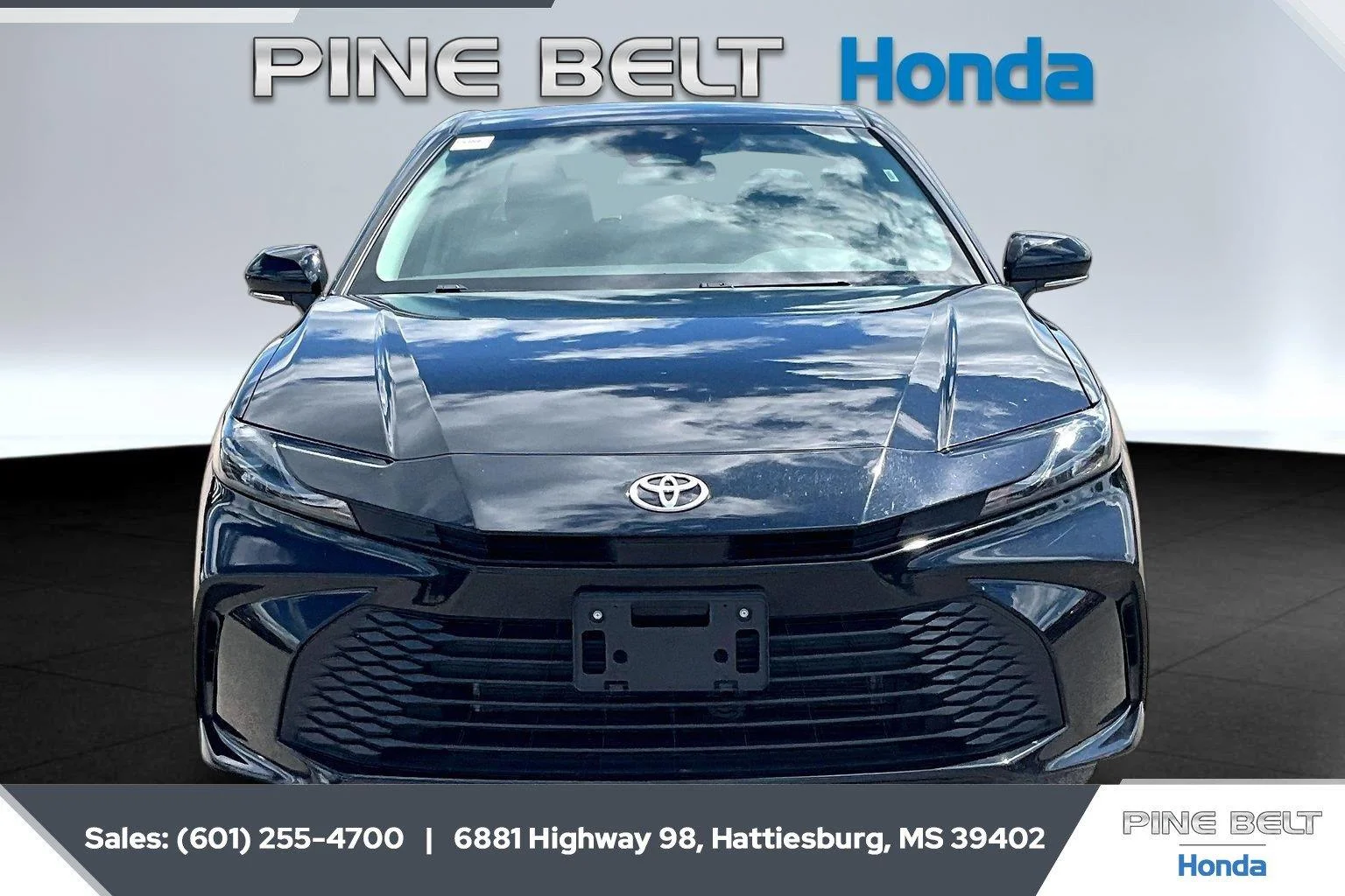 Used 2025 Midnight Black Metallic Toyota LE image 3