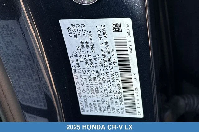 Used 2025 Blue Honda LX image 32