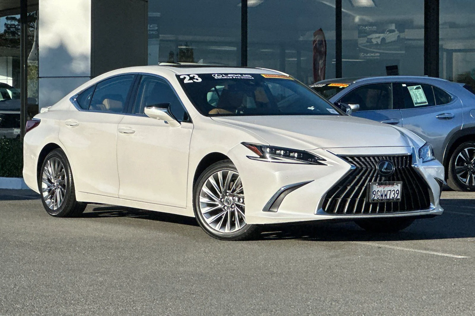 Certified Used 2023 White Pearl Lexus 300h Luxury image 2