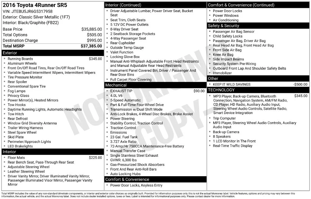 Used 2016 Silver Toyota SR5 image 6