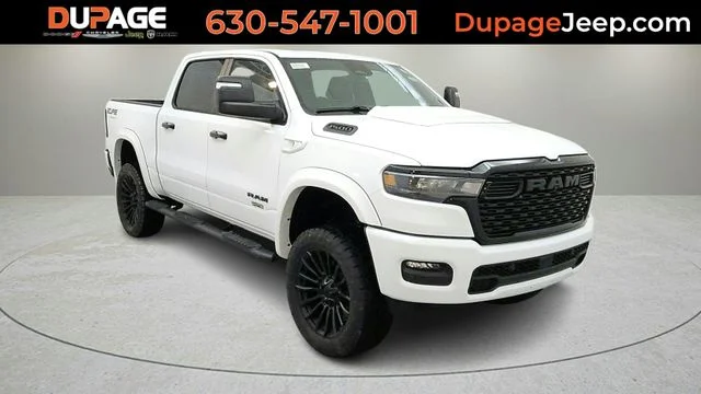 New 2026 Bright White Clear-Coat Exterior Paint RAM Big Horn/Lone Star video 1