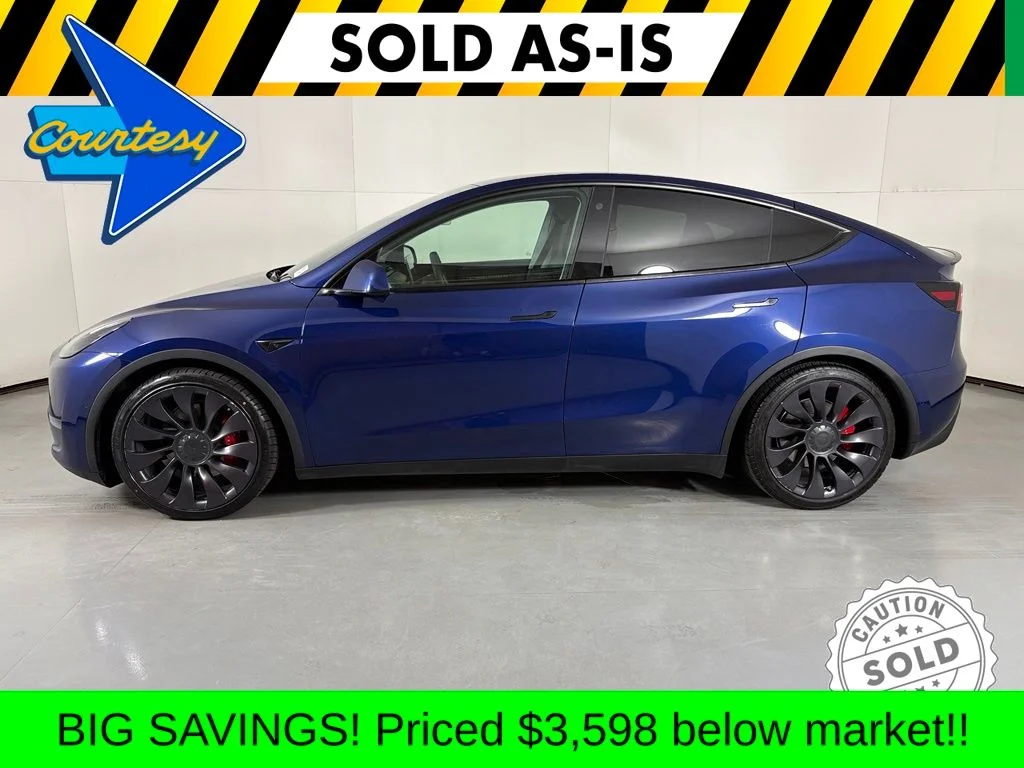 Used 2021 Blue Tesla Performance image 5