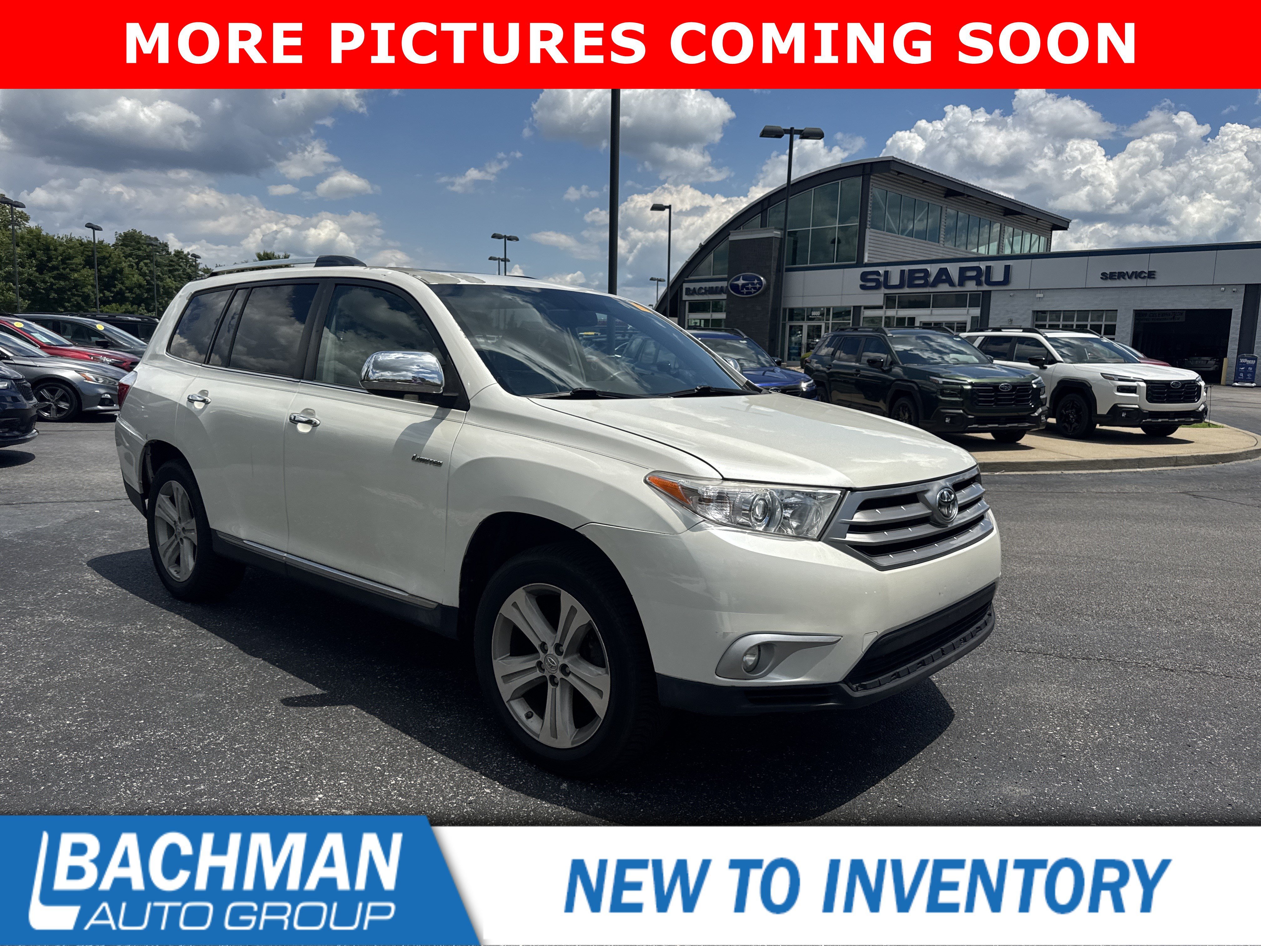 Used 2013 Blizzard Pearl Toyota Limited image 1