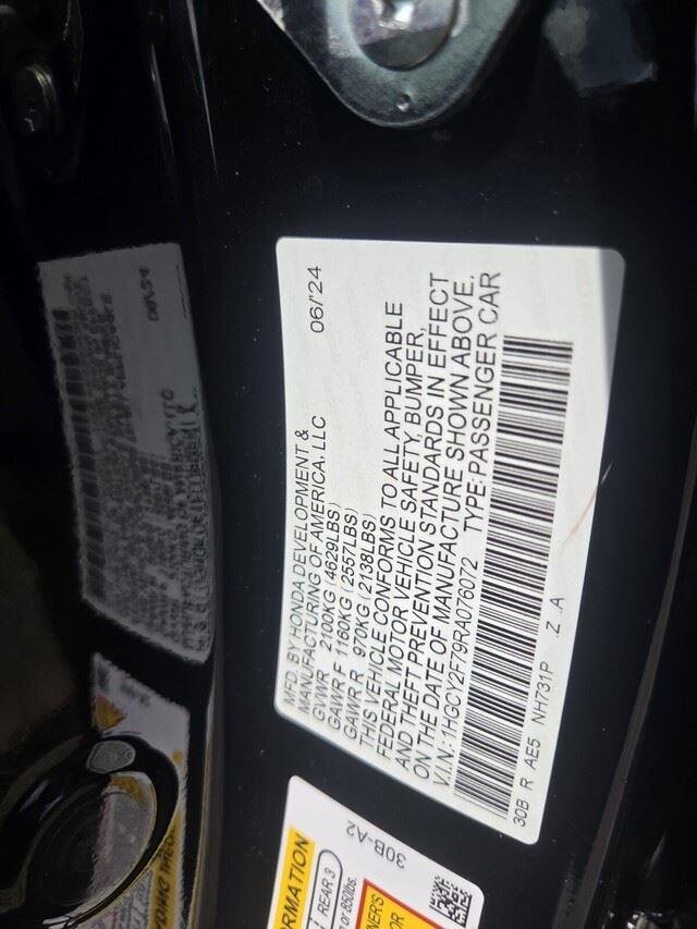 Used 2024 Crystal Black Pearl Honda Sport-L image 32