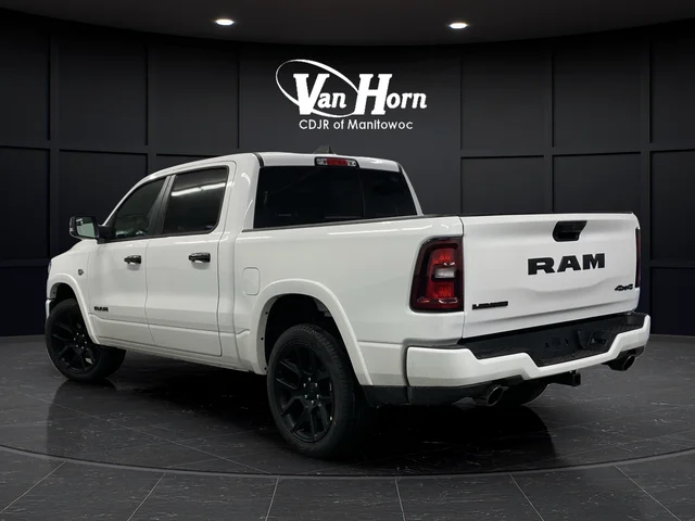 New 2026 Bright White Clear-Coat Exterior Paint RAM Laramie image 3