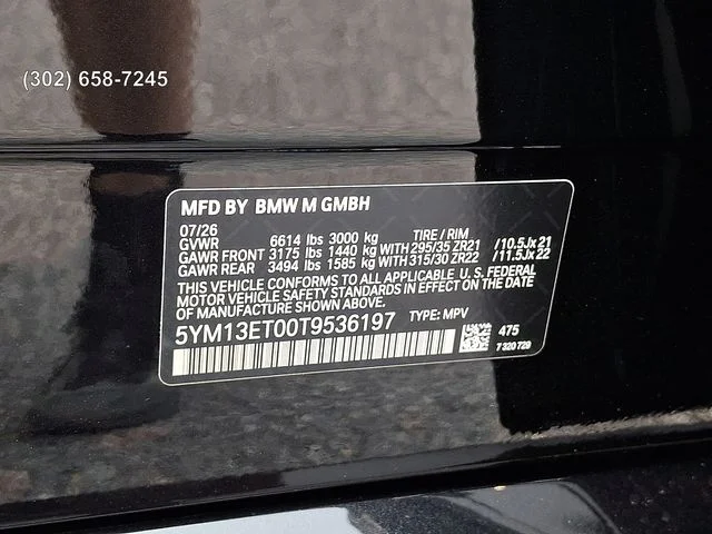 New 2026 Black Sapphire Metallic BMW Competition image 20