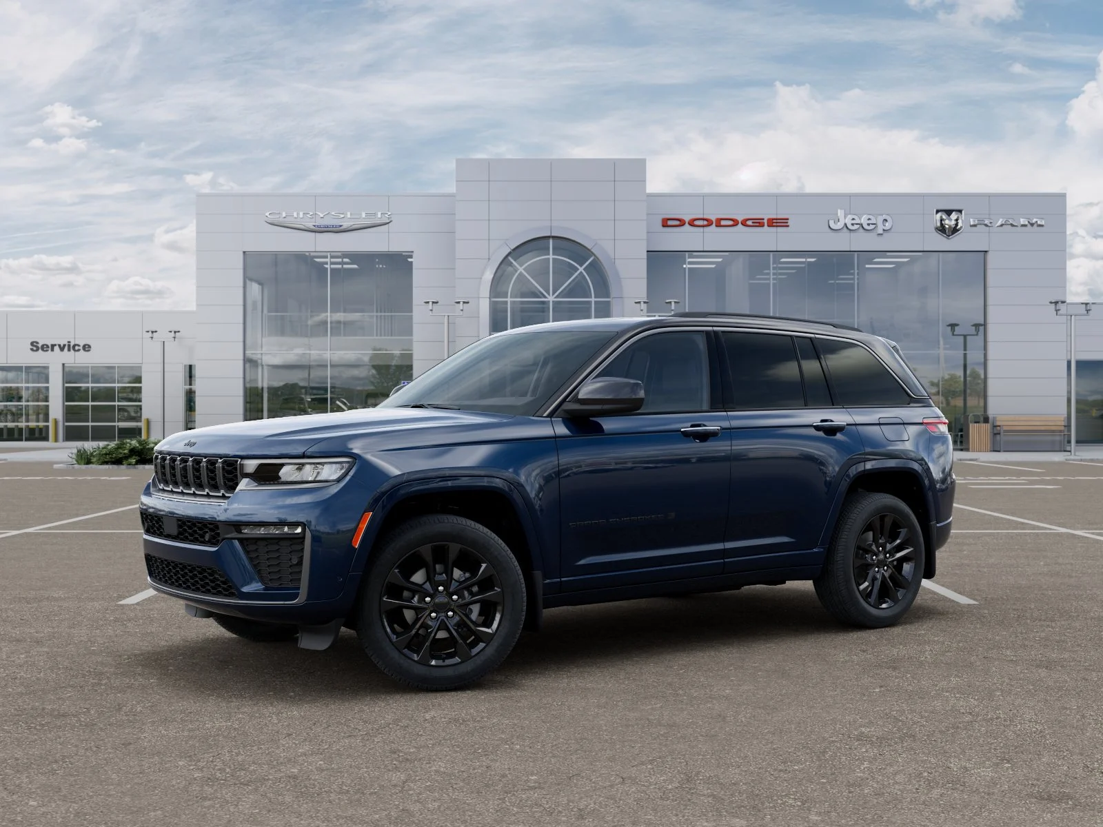 New 2026 Fathom Blue Pearl-Coat Exterior Paint Jeep Limited Reserve image 22