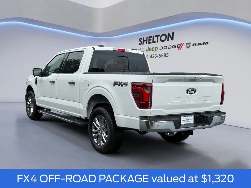 New 2026 Star White Metallic Tri-Coat Ford Lariat® image 4